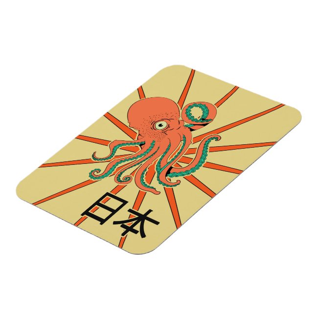 Ímã Padrão de Octopus Japonês (Left Side)