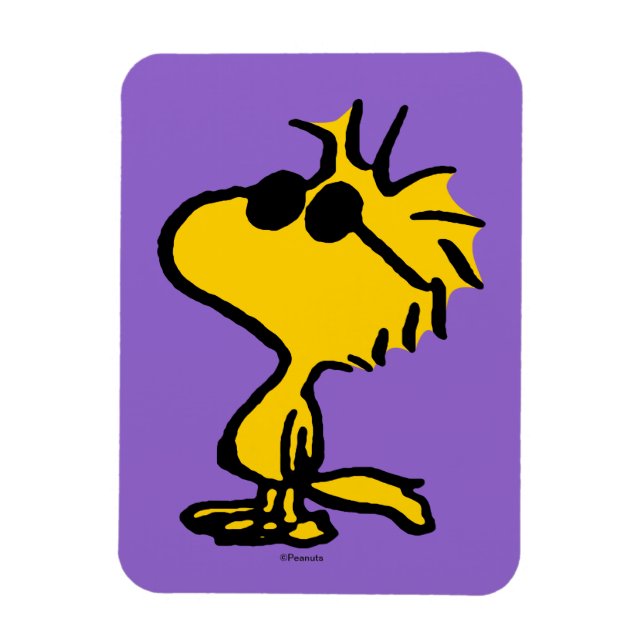 Ímã Padrão de óculos solares Legal de madeira (Vertical)