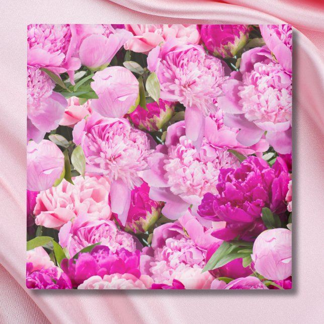 Imã Padrão de Peônias Rosa (Criador carregado)