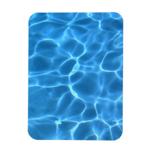 Ímã Padrão de Piscina Azul