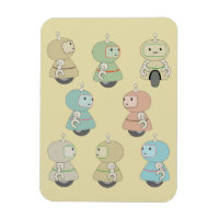 Padrão de Robô Bonito