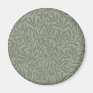 Imã Padrão de Salgueiro William Morris Antigo Verde Sa