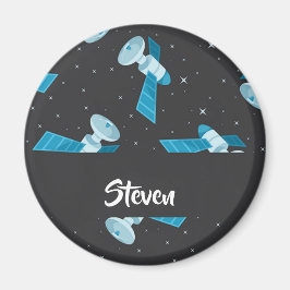 Imã Padrão de satélite do espaço azul