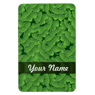 Ímã Padrão de shamrock verde