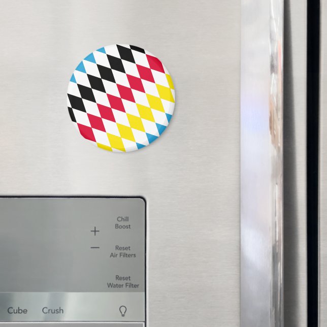 Imã Padrão de Sinalizador de Diamante Baviera Azul Ama (In Situ (Fridge))