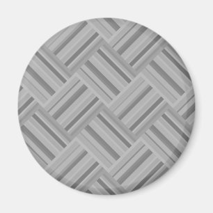 Imã padrão de tecelagem diagonal das faixas de cinza