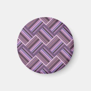Imã Padrão de tecelagem diagonal das faixas de Mauve