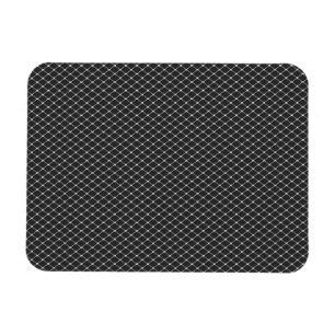 Ímã Padrão de tela triangular de prata