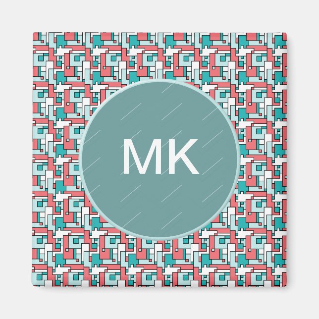 Imã Padrão de Tijolo Retroativo (Frente)