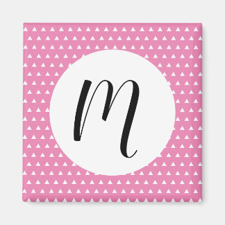 Imã Padrão de triângulo branco 