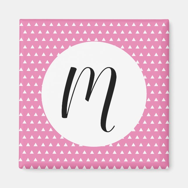 Imã Padrão de triângulo branco  (Frente)