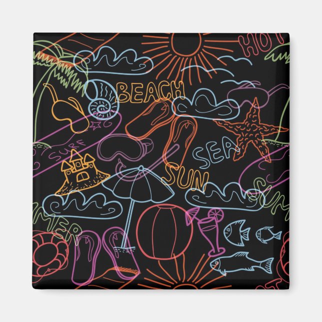 Imã Padrão de Verão (Frente)