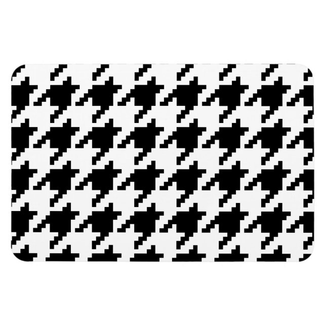Ímã Padrão de verificação de houndstooth de pixel de 8 (Horizontal)