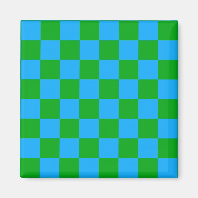 Imã Padrão de Verificação Verde Azul (Frente)