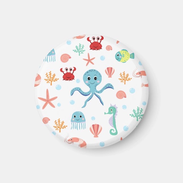 Imã Padrão do mundo do mar (Frente)