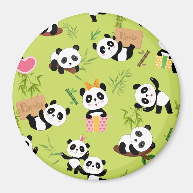Imã Padrão do Panda 3 (Frente)