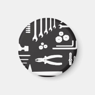 Imã Padrão do Silhouette da Ferramenta