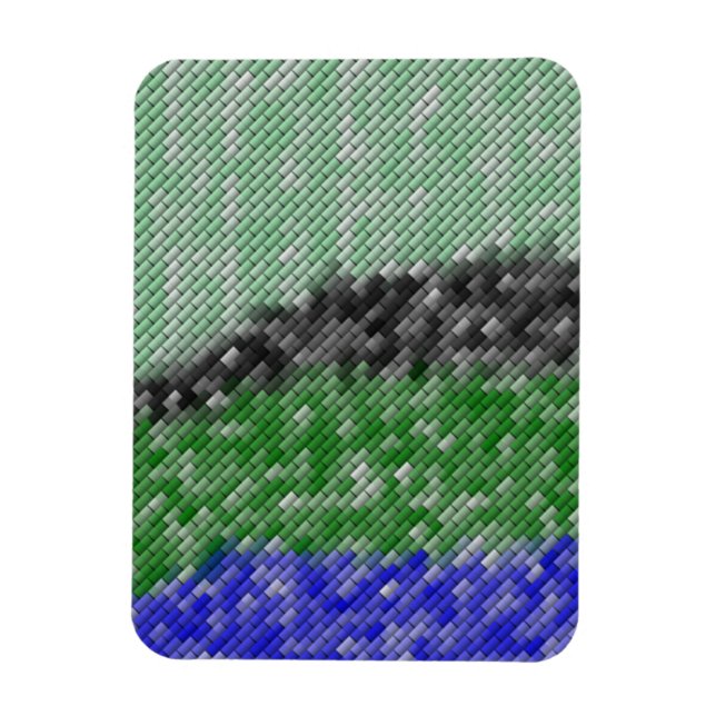 Ímã Padrão estranho moderno (Vertical)