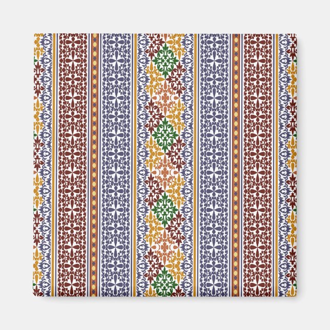 Imã padrão étnico elegante (Frente)