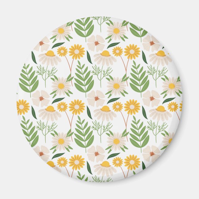 Imã Padrão Floral (Frente)