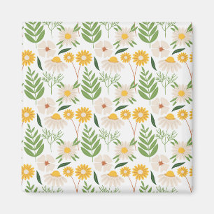 Imã Padrão Floral
