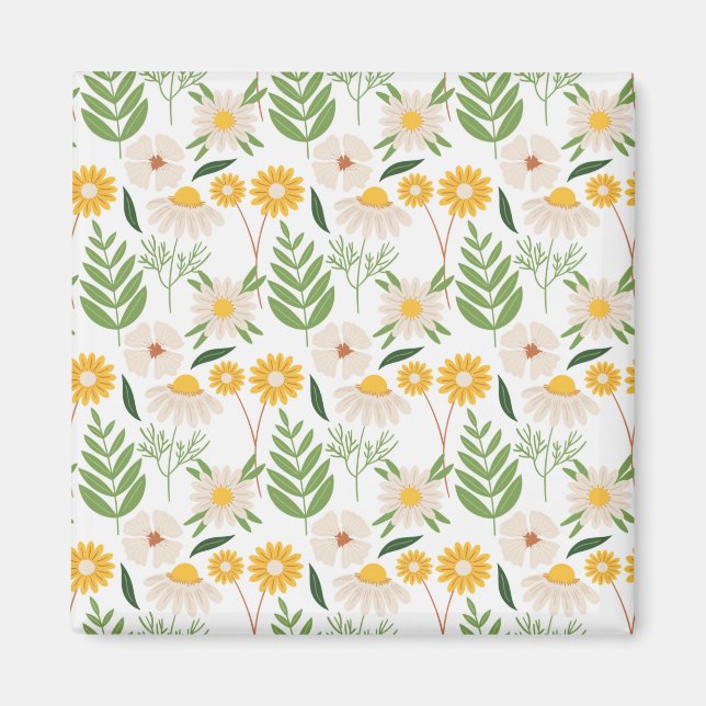 Imã Padrão Floral (Frente)