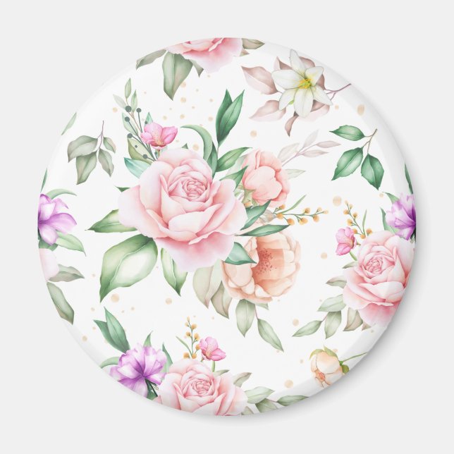 Imã Padrão Floral (Frente)
