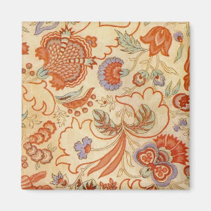 Imã Padrão Floral Antigo Paisley Chintz