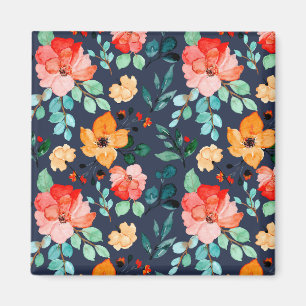 Imã Padrão Floral de Superfície - Primavera decorativa