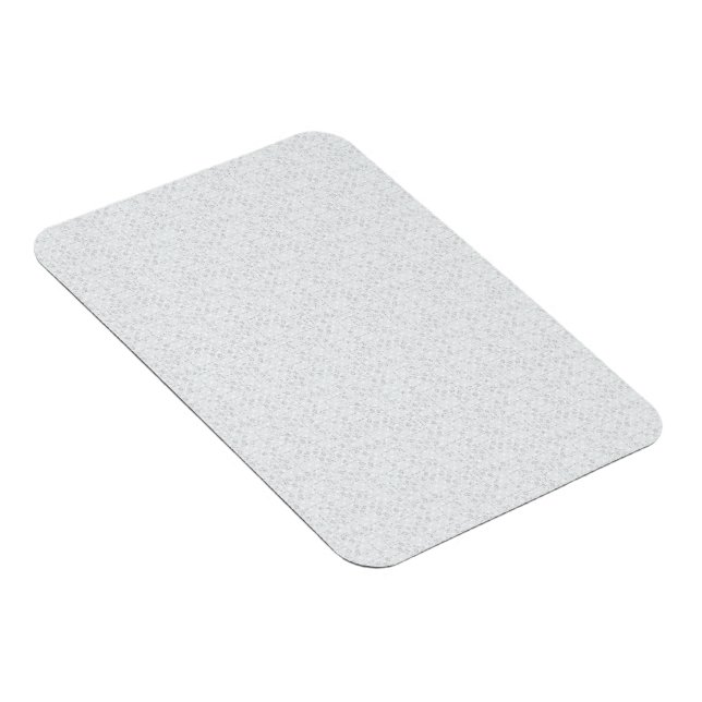 Ímã Padrão Floral Geométrico Cinza Claro (Lado Direito)