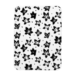 Ímã Padrão Floral Reconstruído - Gótico acromático