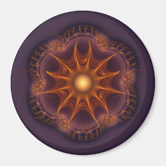 Imã Padrão fractal místico da fada mística mágica