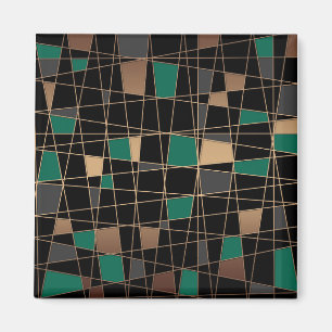 Imã padrão geométrico abstrato