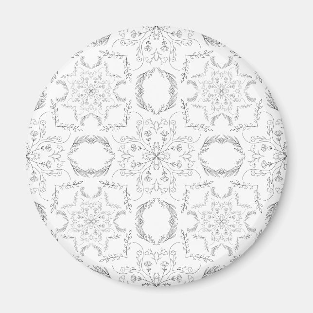 Imã Padrão mandala (Frente)