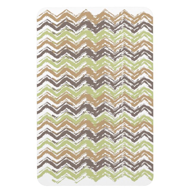 Ímã Padrão Melon Brandy Scribble ZigZag (Vertical)