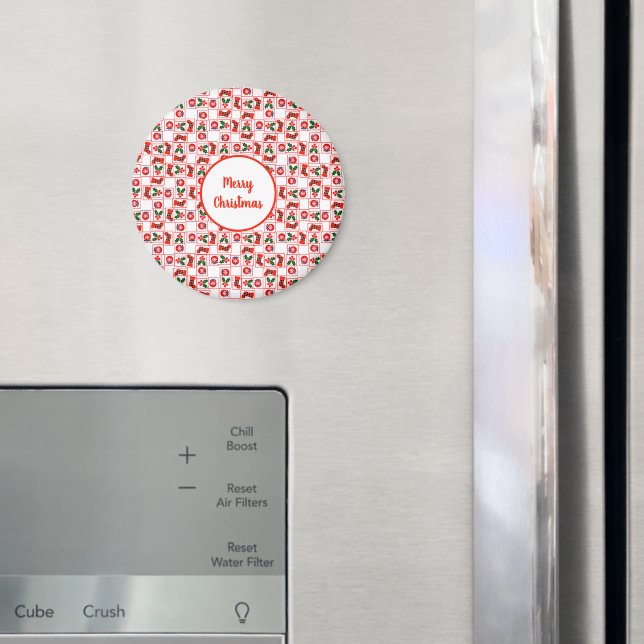 Imã Padrão natalício festivo (In Situ (Fridge))