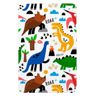 Ímã Padrão perfeito dos dinossauros