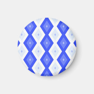 Imã Padrão real de diamante azul