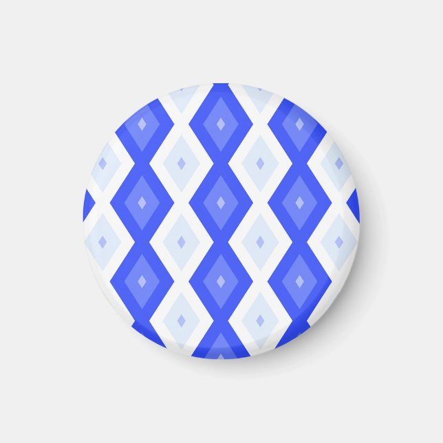 Imã Padrão real de diamante azul (Frente)