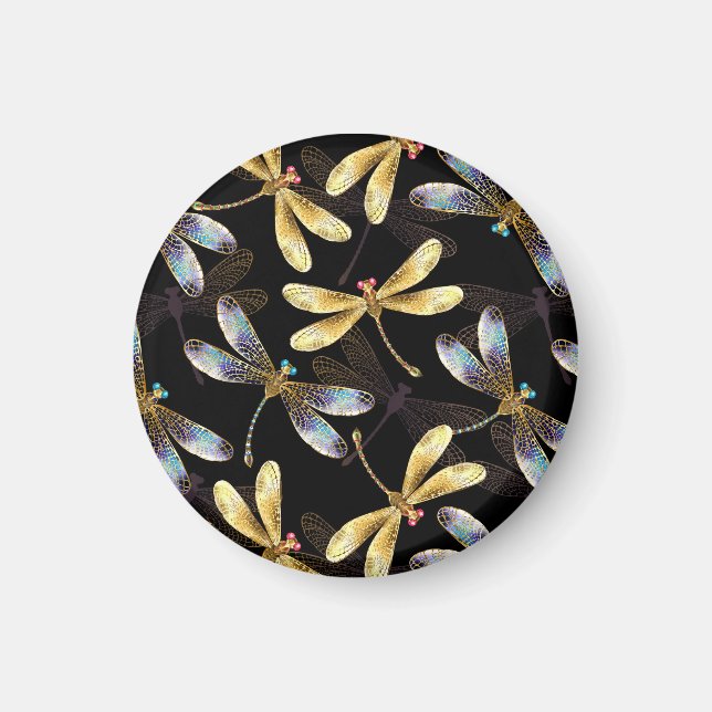 Imã Padrão sem costura com Ouros (Frente)