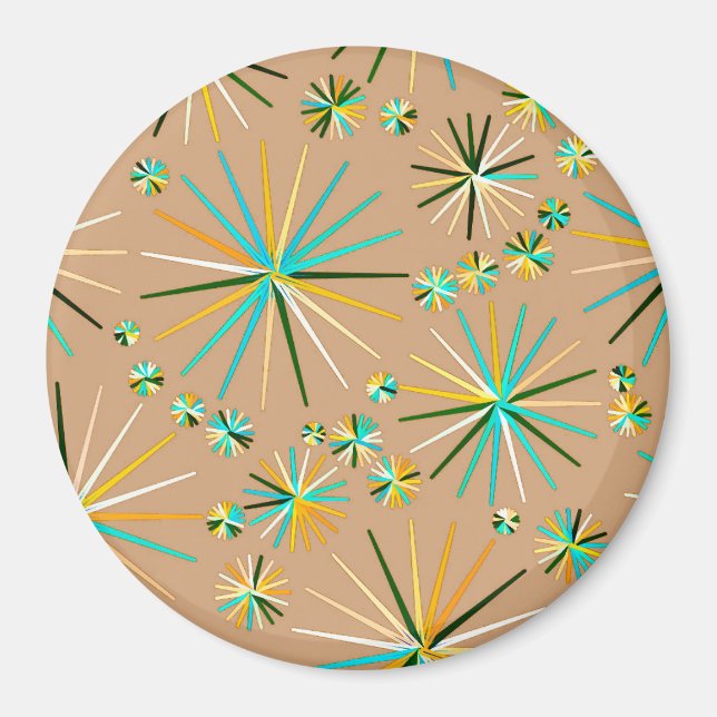 Imã Padrão Sputnik do meio século, Taupe Tan (Frente)