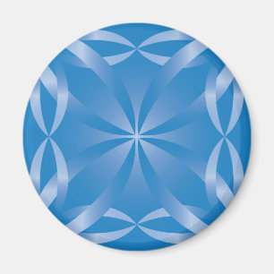 Imã padrão topaz azul