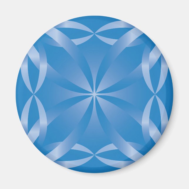 Imã padrão topaz azul (Frente)