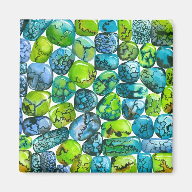 Imã Padrão turquesa (Frente)