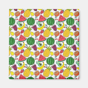 Imã padrão uniforme de fruta Padrão da superfície