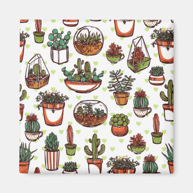 Imã Padrão vegetal (Frente)