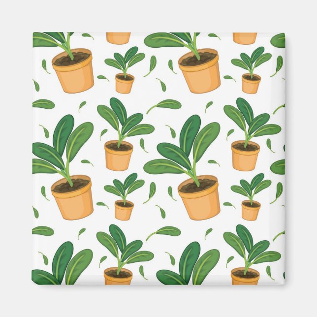 Imã Padrão vegetal (Frente)