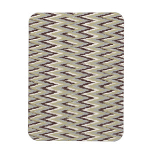 Ímã Padrão ZigZag do Café e Sage