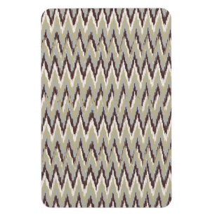 Ímã Padrão ZigZag do Café e Sage