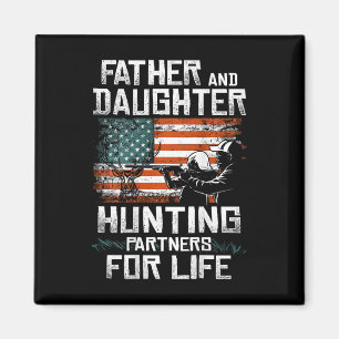 Imã Padre Daughn Hunting Partners American Flag On